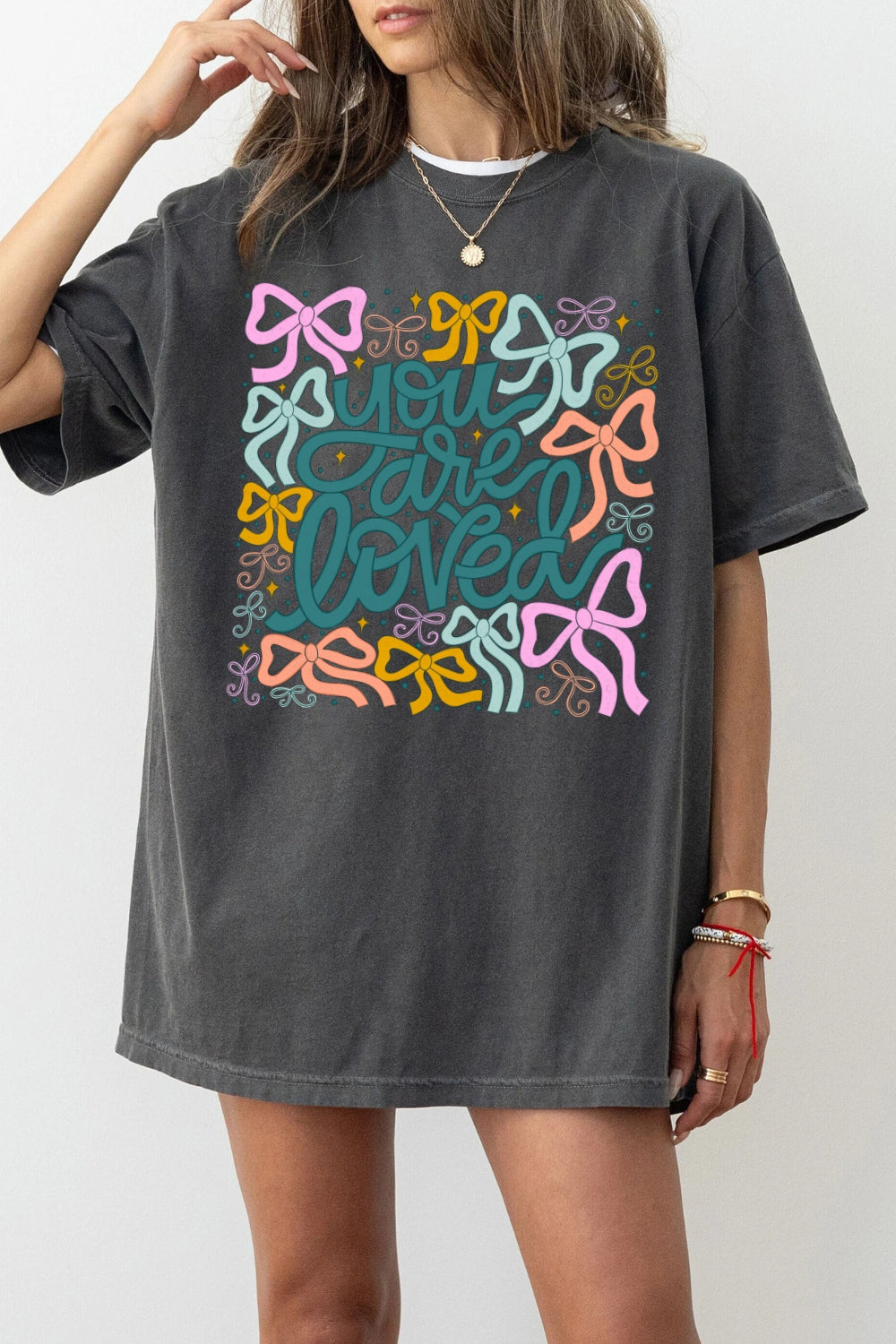 You Are Loved Inspirational Quote Tee For Women