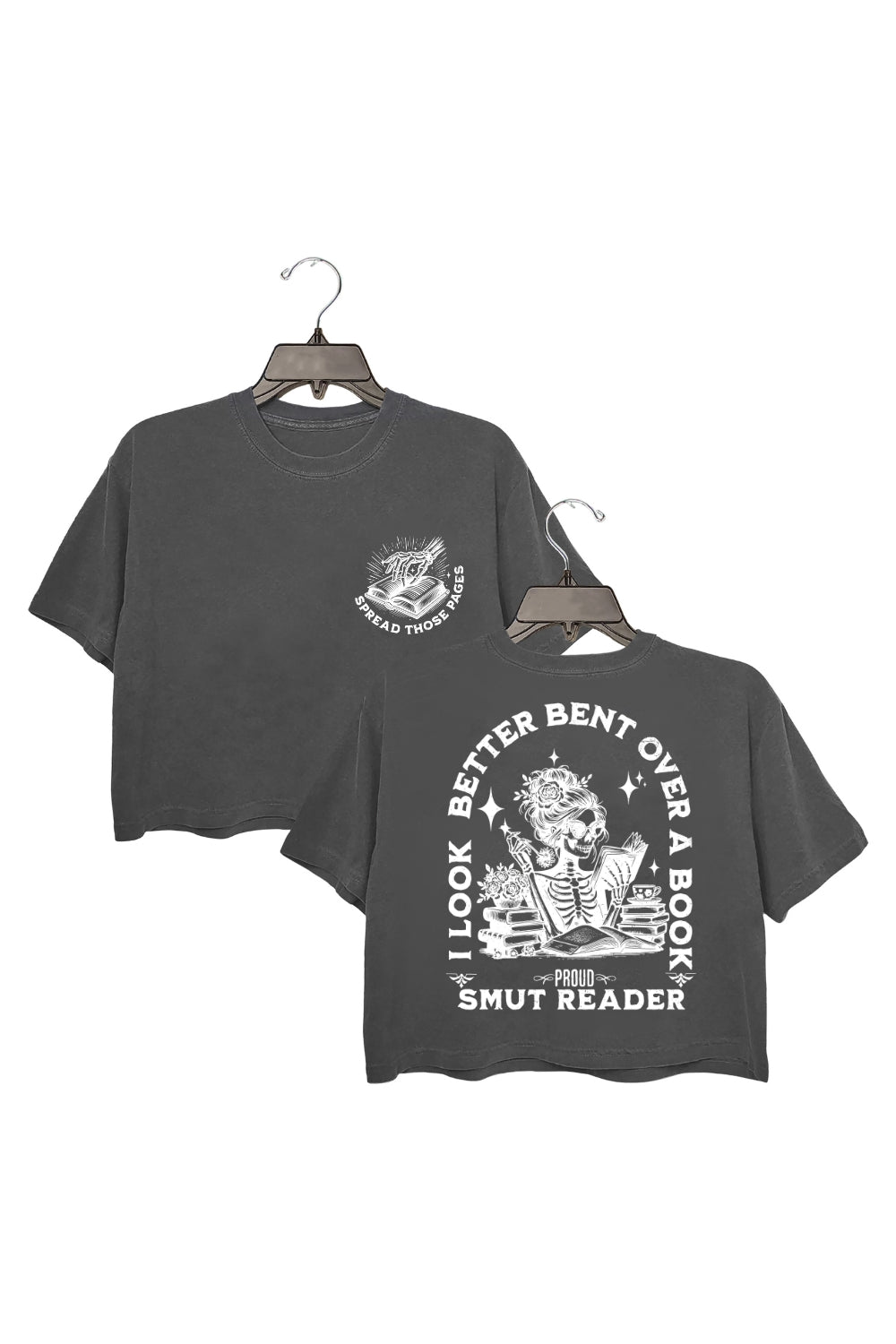 I look Better Bent Over A Book Smut Reader Crop Top For Women