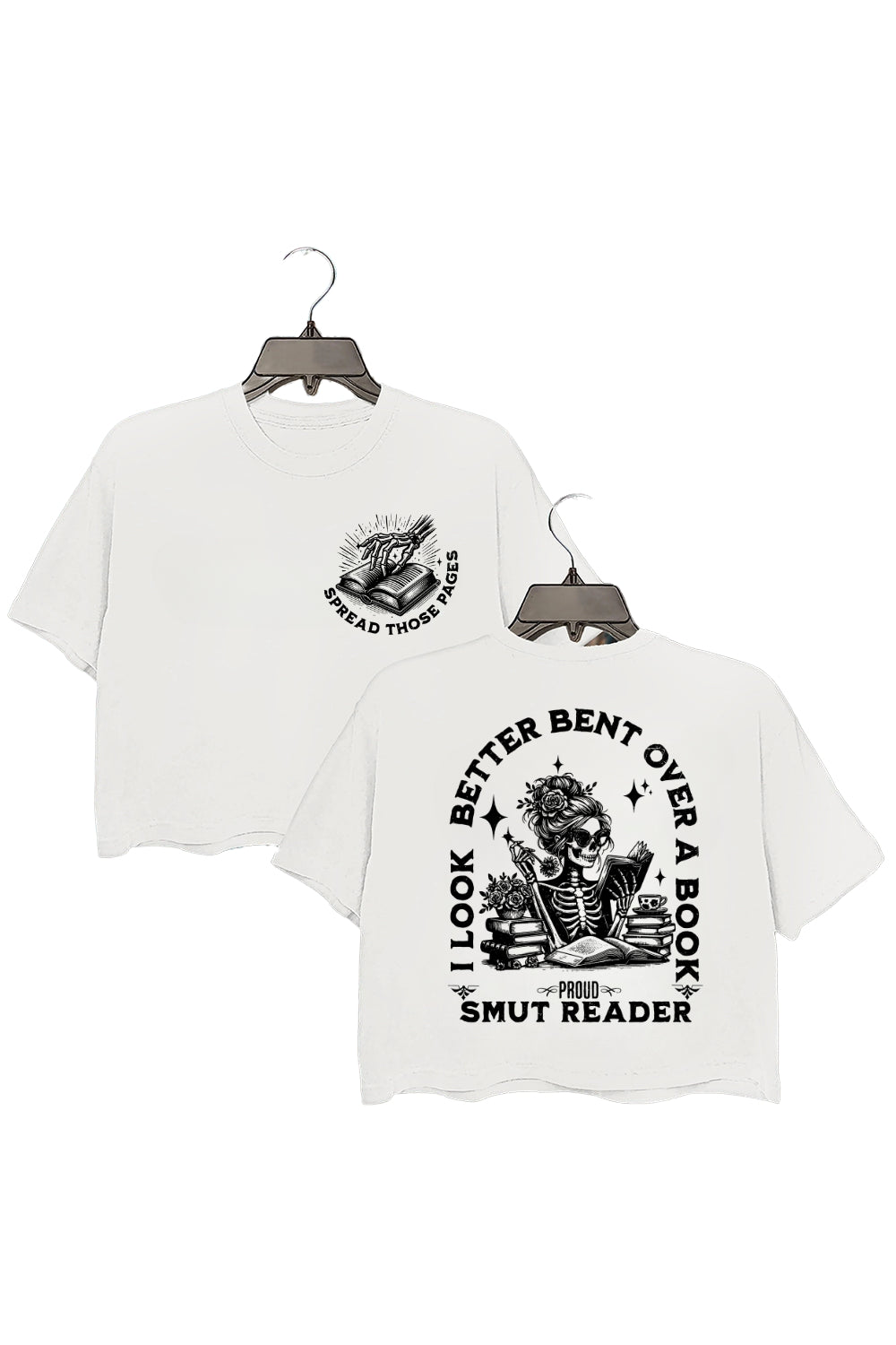 I look Better Bent Over A Book Smut Reader Crop Top For Women