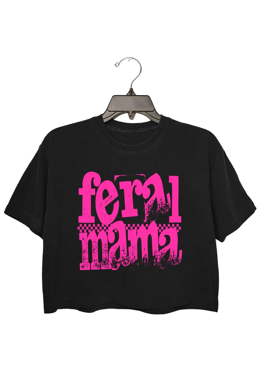 Feral Mama Funny Crop Top For Women