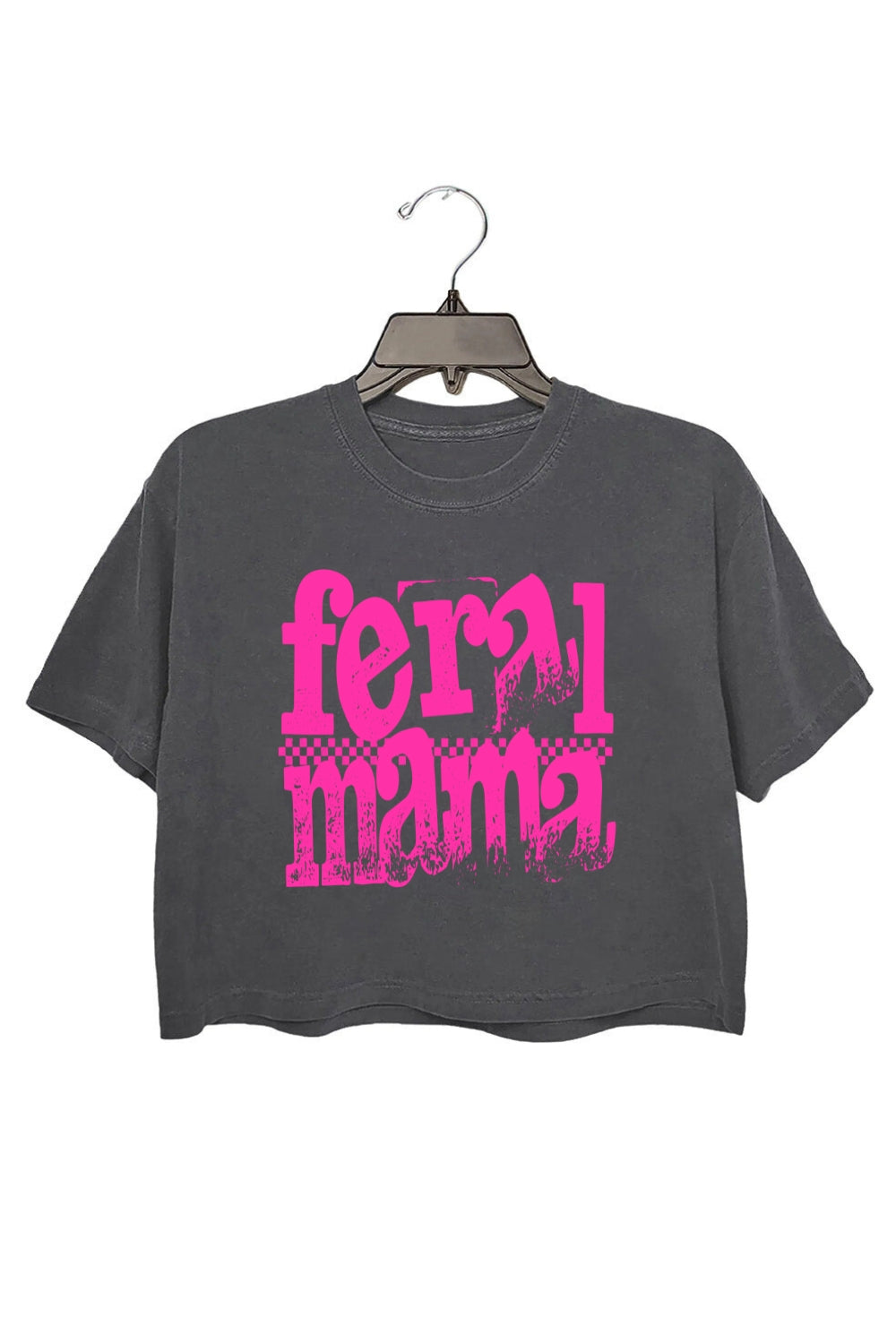 Feral Mama Funny Crop Top For Women