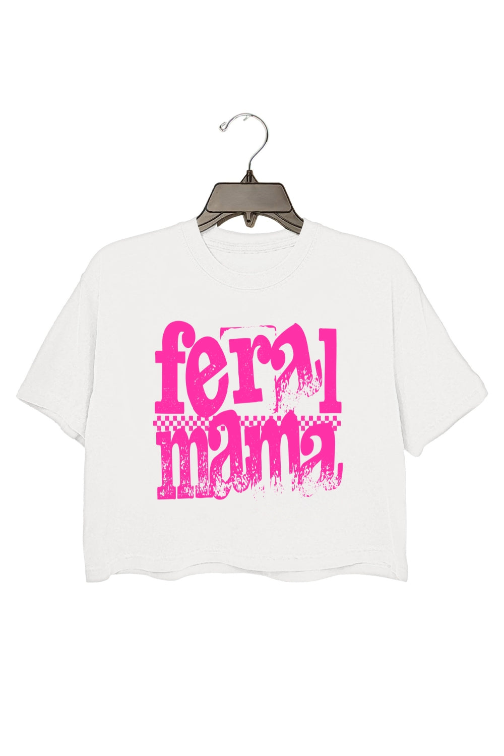 Feral Mama Funny Crop Top For Women