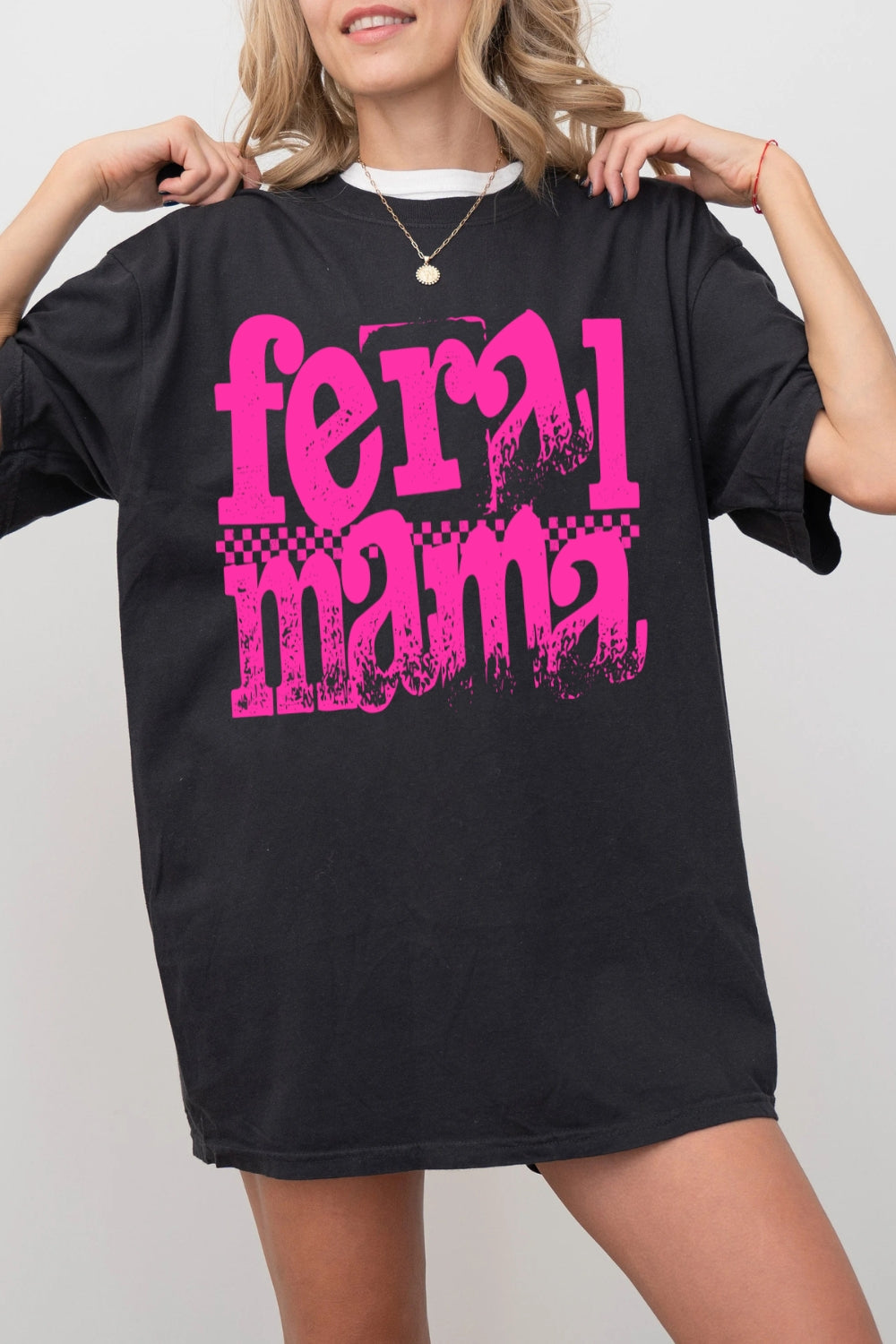 Feral Mama Funny Tee For Women
