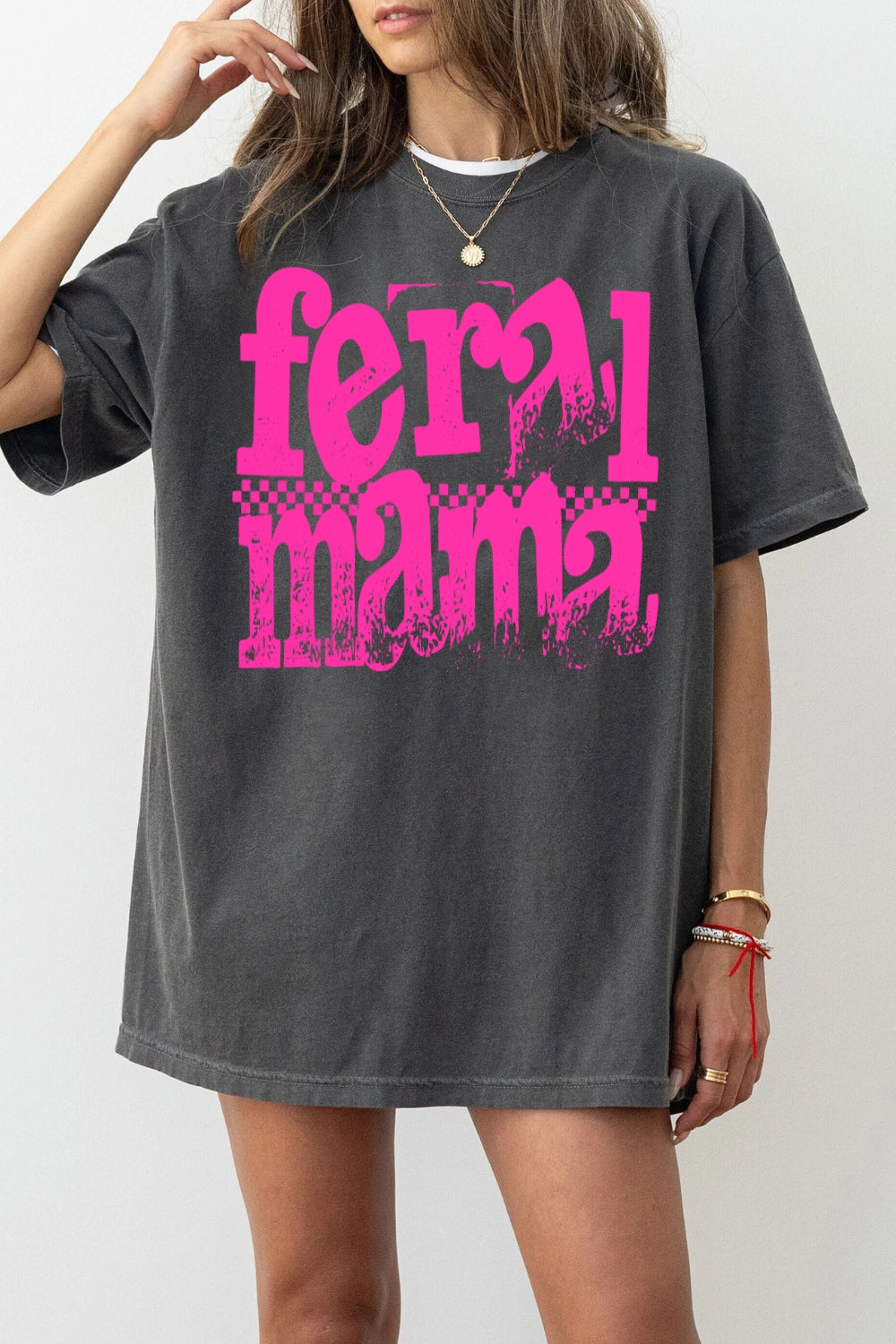 Feral Mama Funny Tee For Women