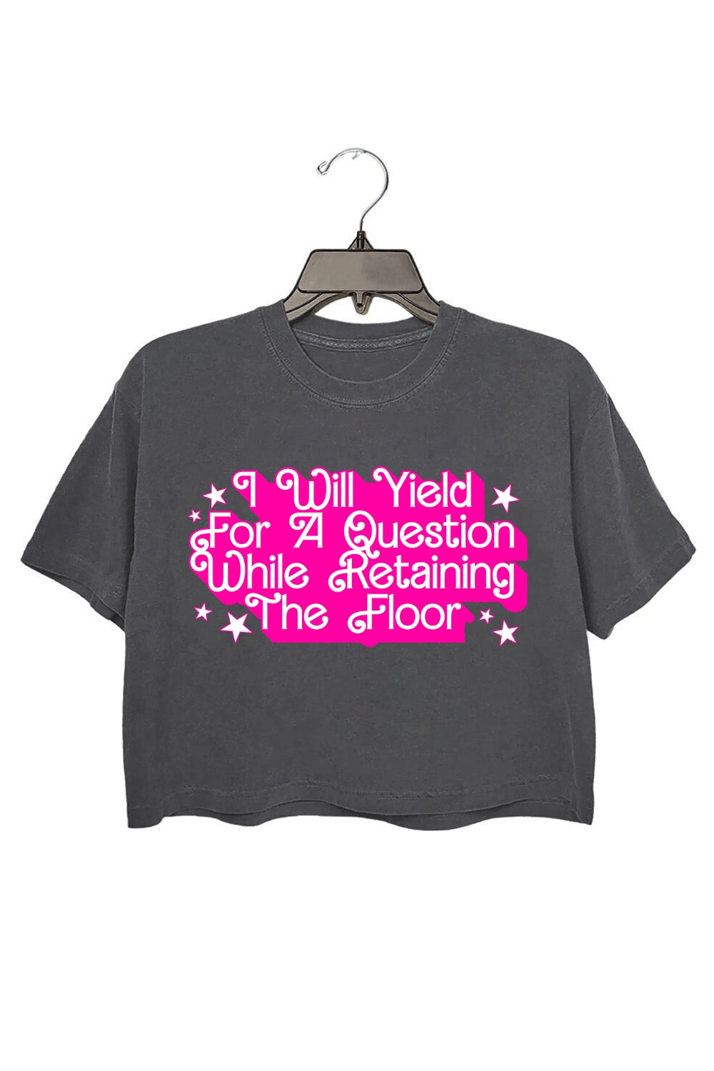 I Will Yield For A Question While Retaining The Floor Crop Top For Women