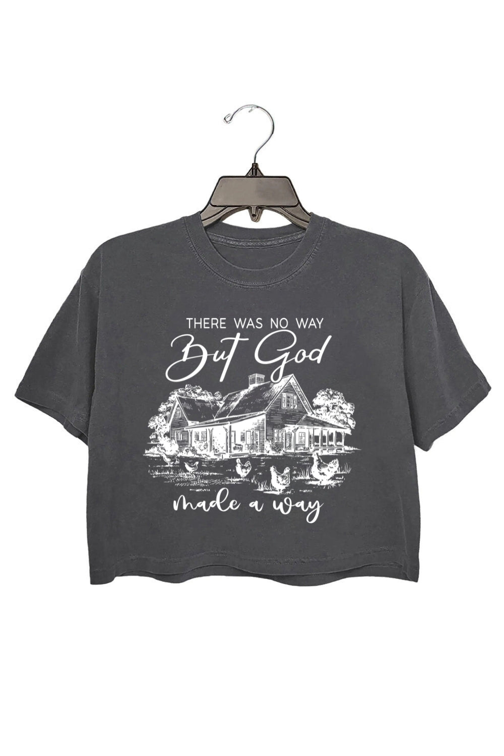 God Made A Way Faith Crop Top For Women
