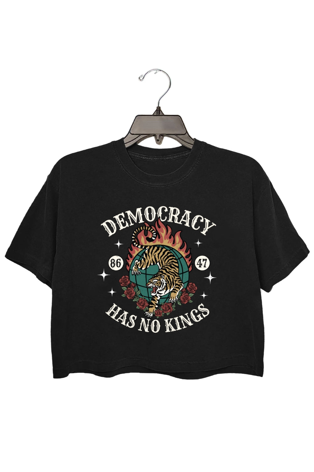 Democracy Has No Kings Crop Top For Women