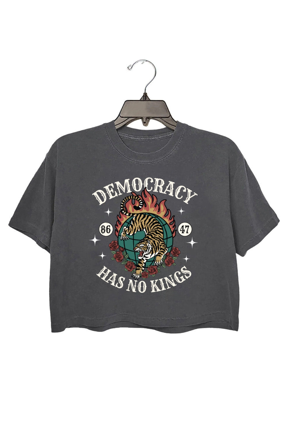 Democracy Has No Kings Crop Top For Women