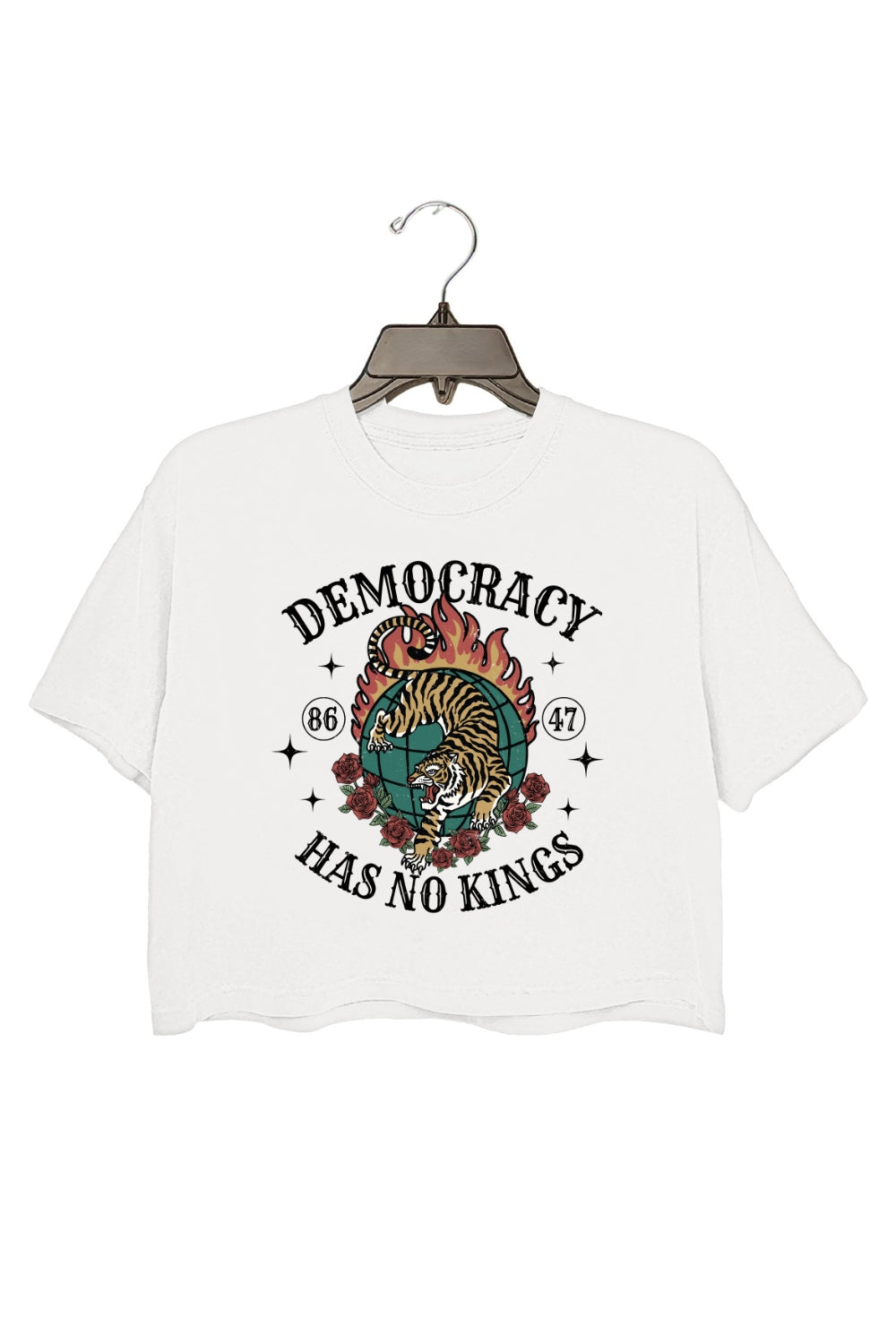 Democracy Has No Kings Crop Top For Women
