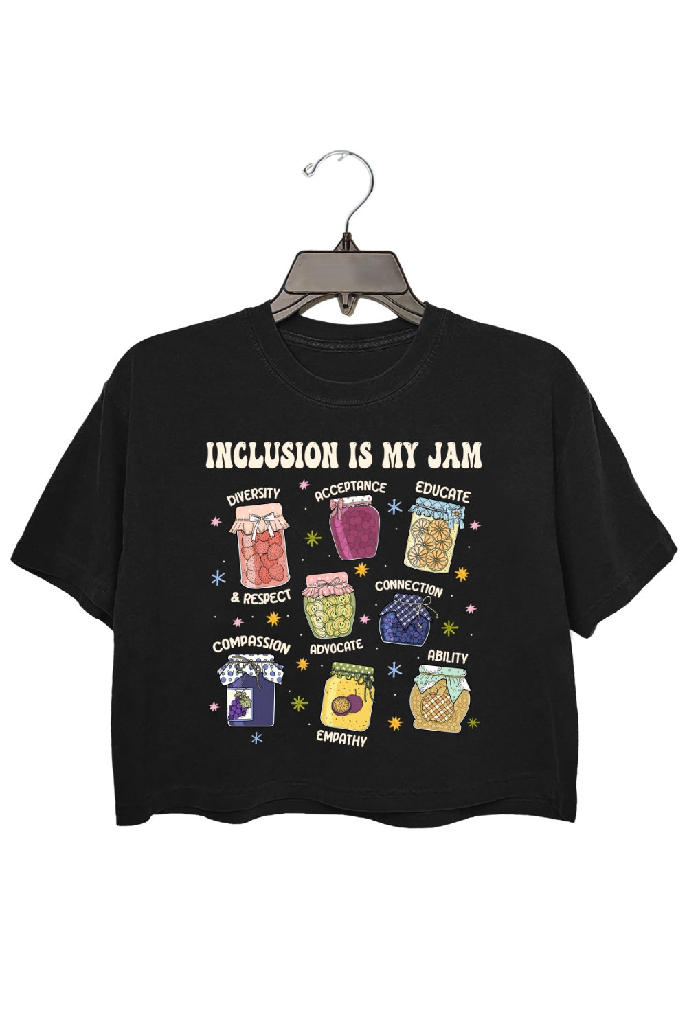 Inclusion Is My Jam Crop Top For Women