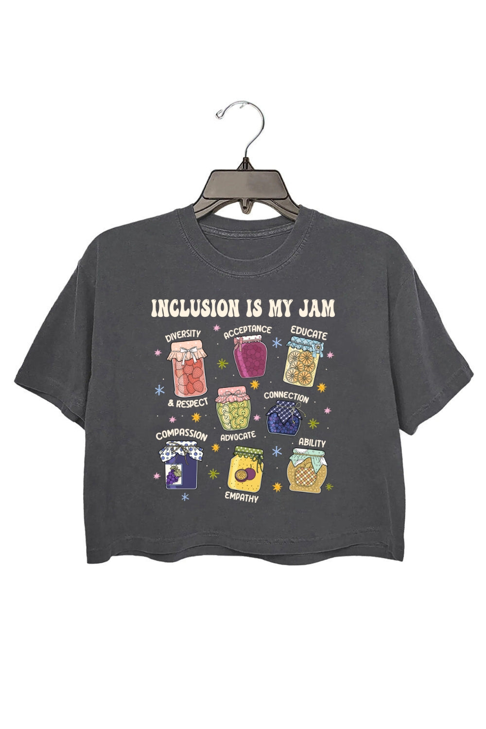 Inclusion Is My Jam Crop Top For Women
