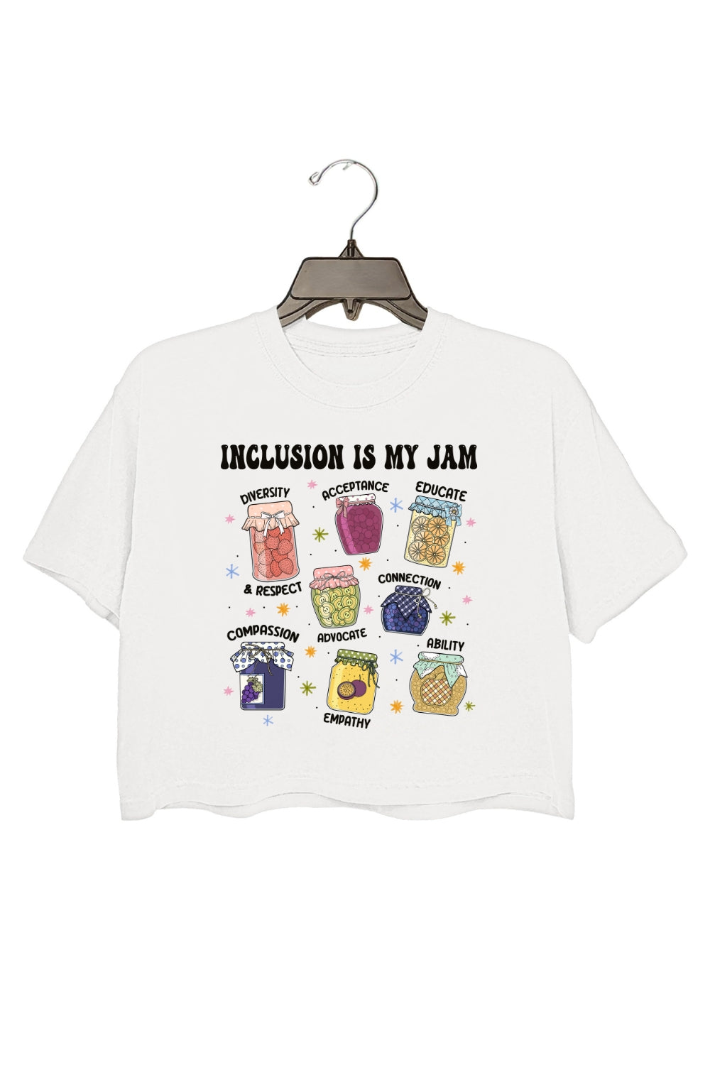 Inclusion Is My Jam Crop Top For Women