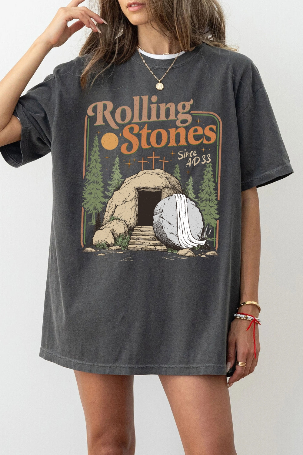 Rolling Stones Since AD 33 Tee For Women