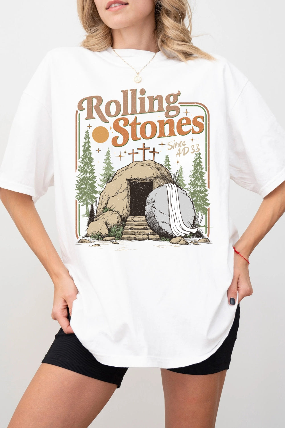Rolling Stones Since AD 33 Tee For Women