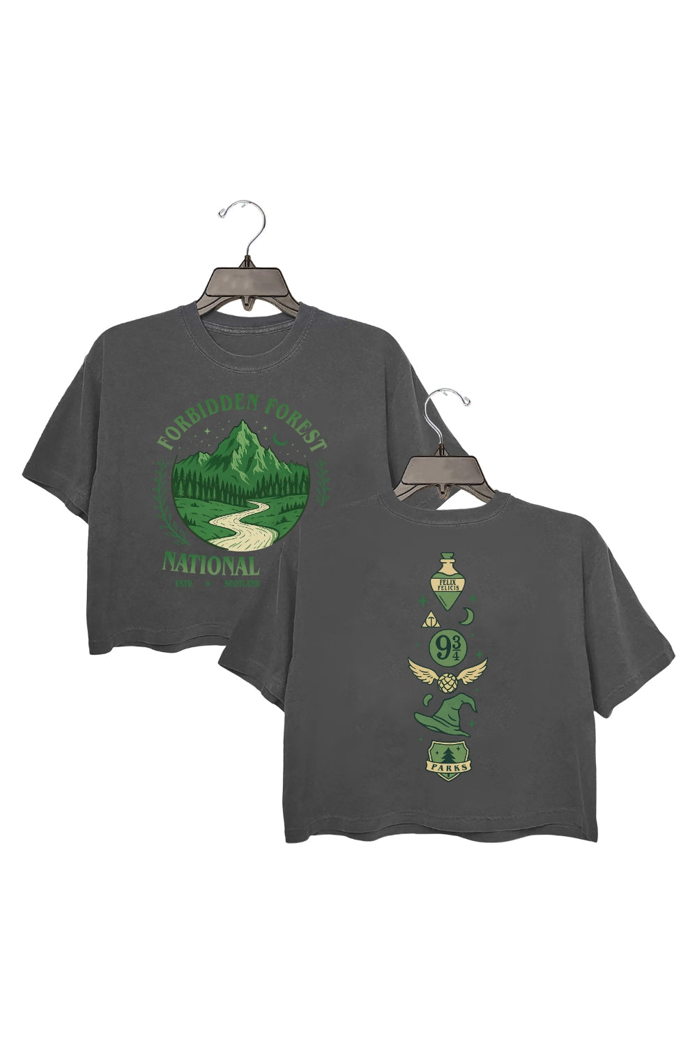 Forbidden Forest National Park Crop Top For Women
