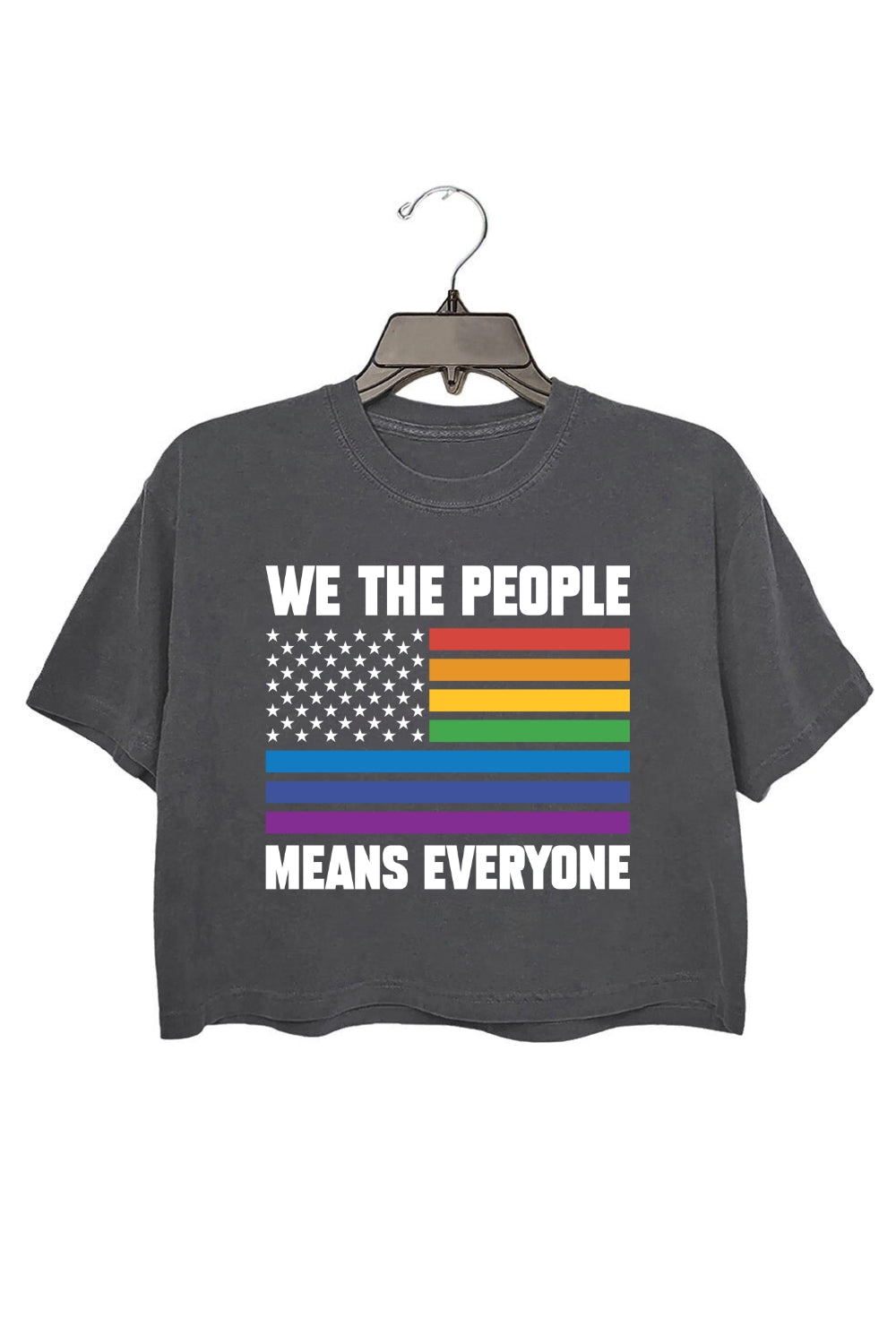 We The People Means Everyone Crop Top For Women