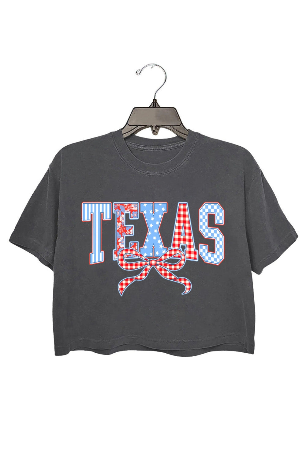 Preppy Texas Coquette Crop Top For Women