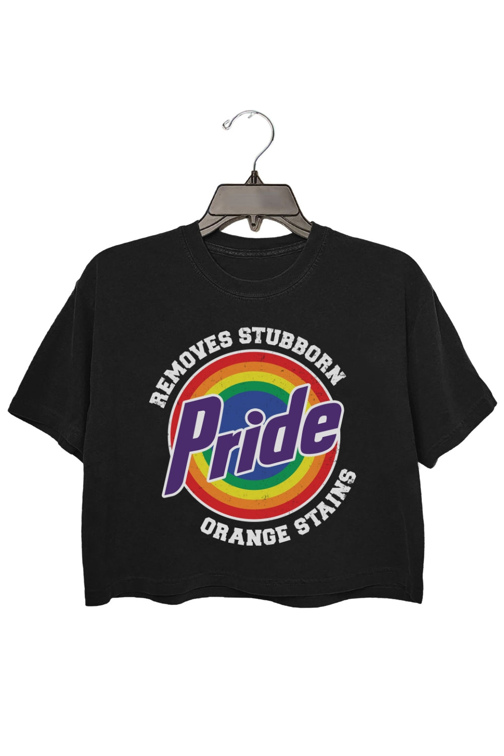 Pride Removes Stubborn Orange Stains Crop Top For Women