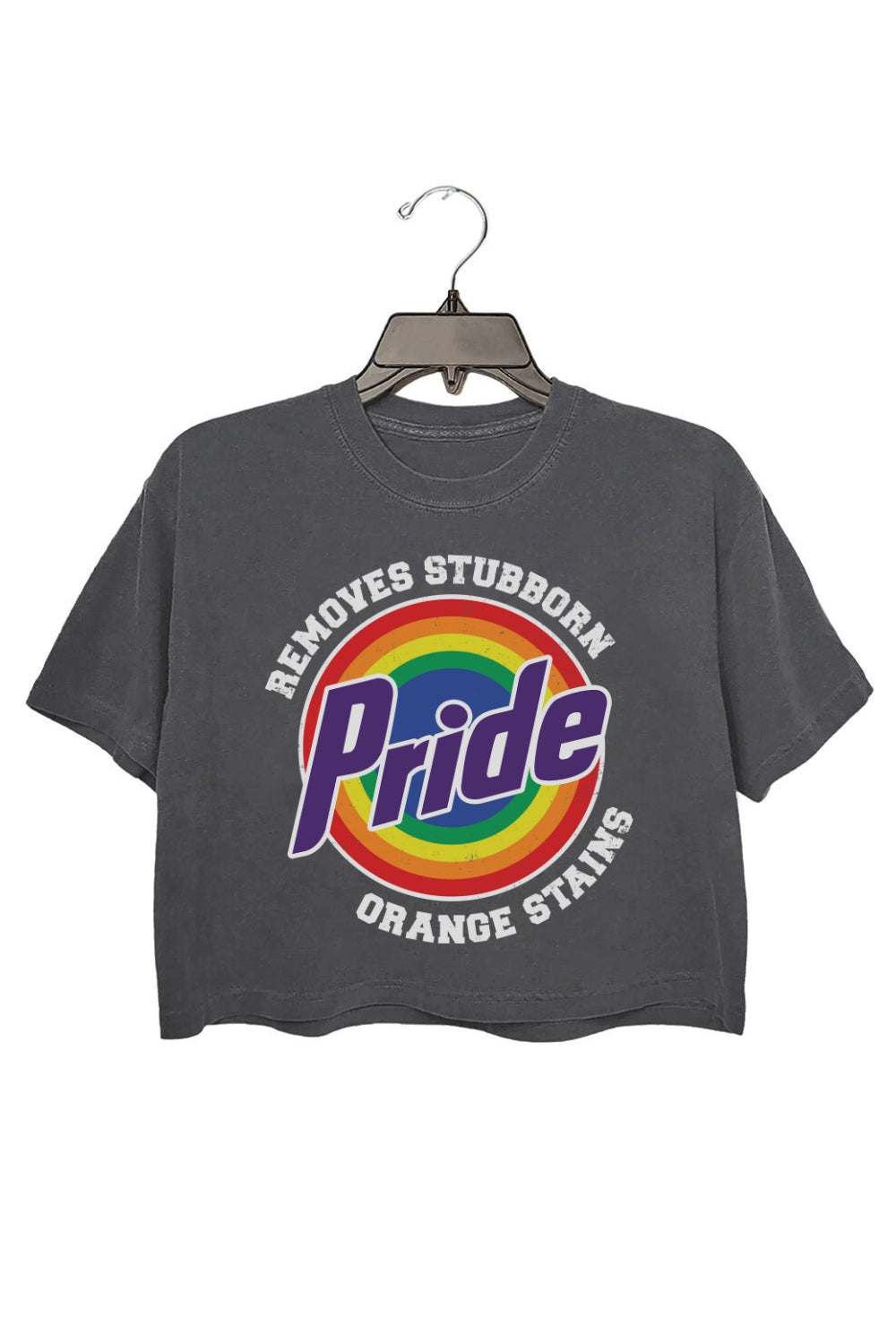 Pride Removes Stubborn Orange Stains Crop Top For Women