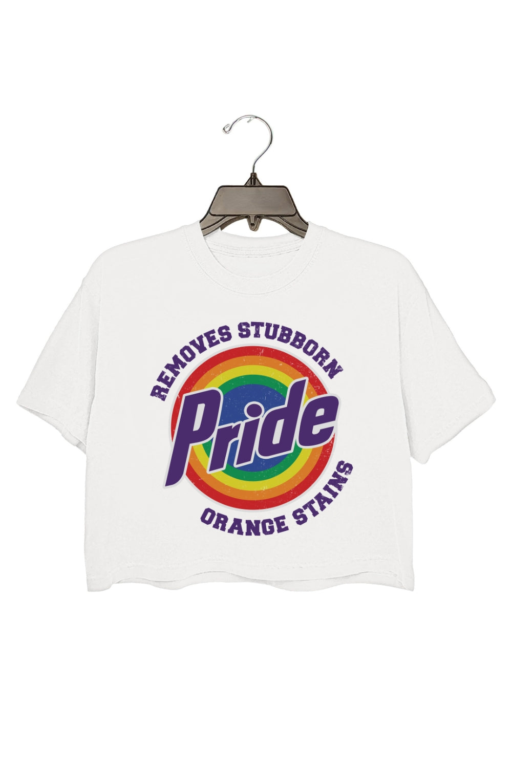 Pride Removes Stubborn Orange Stains Crop Top For Women
