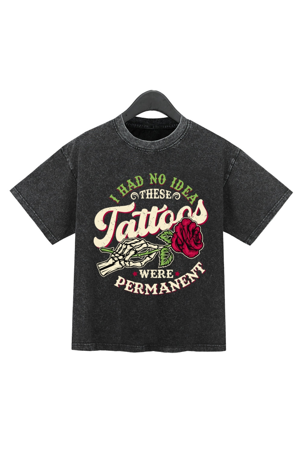 I Had No Idea These Tattoos Were Permanent Washed Crop Top For Women