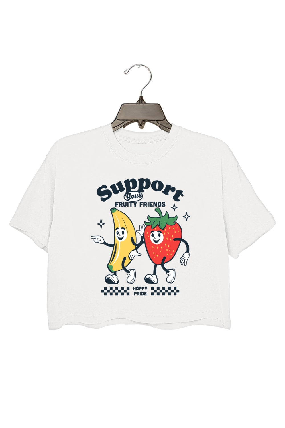 Support Your Fruity Friends Crop Top For Women