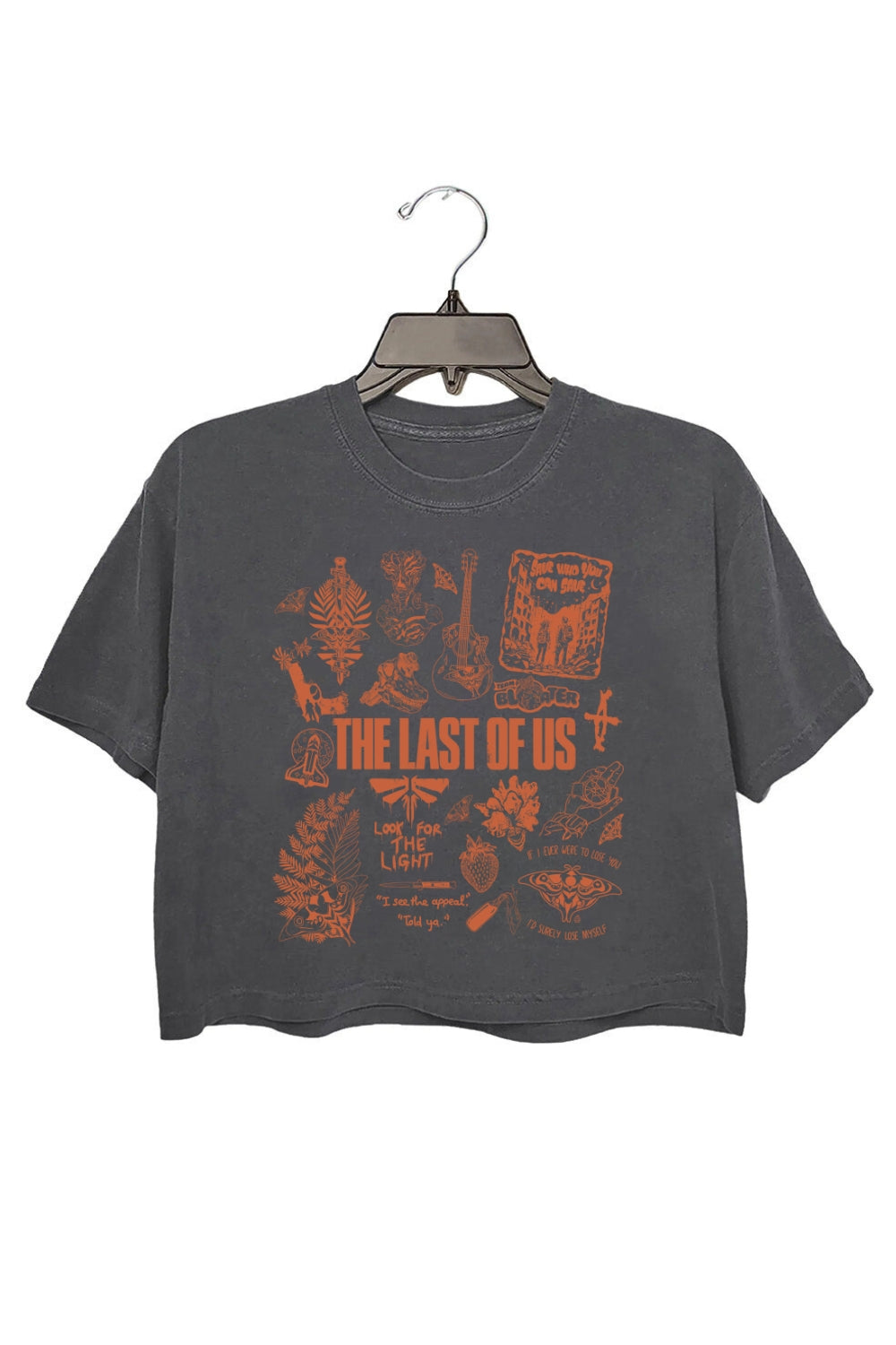 The Last Of Us Doodle Art Crop Top For Women