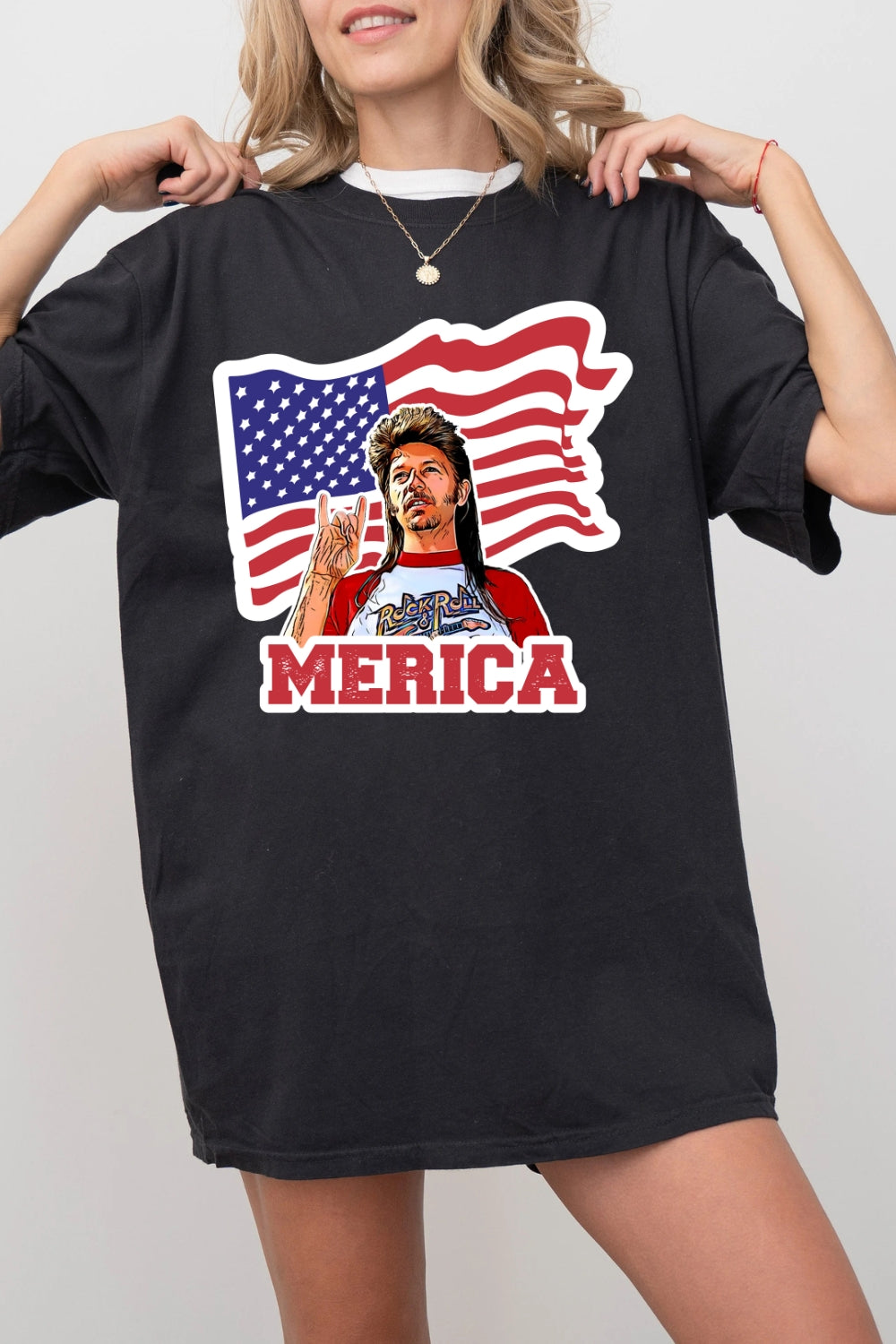 Joe Dirt Merica 4th Of July Tee For Women