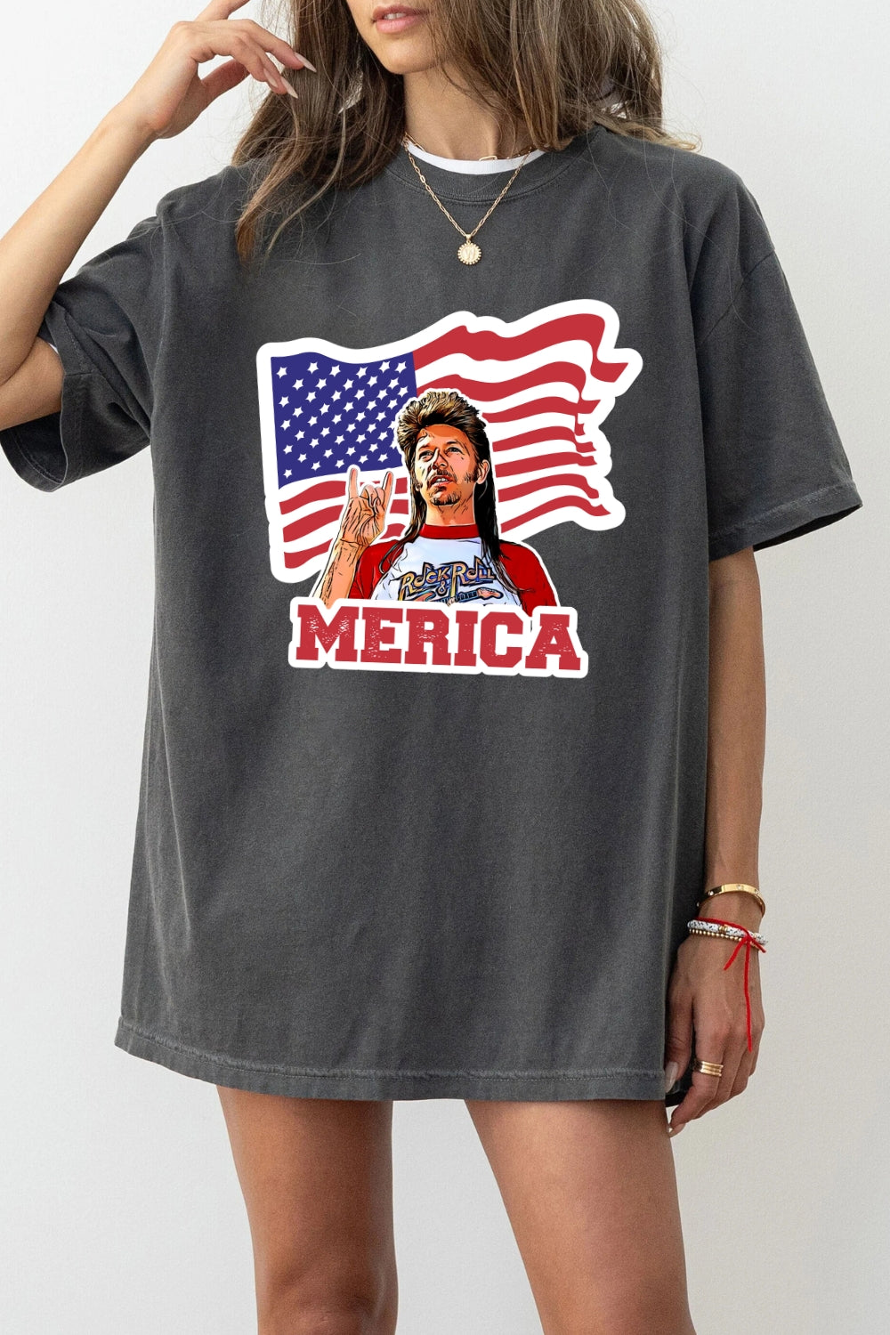 Joe Dirt Merica 4th Of July Tee For Women