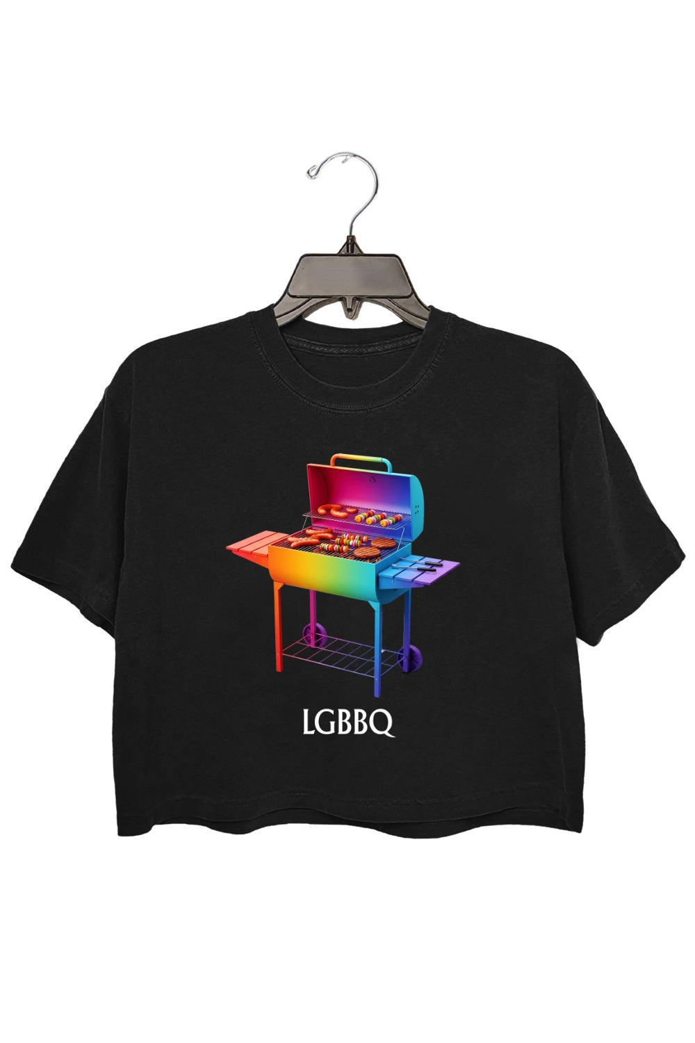 LGBBQ Funny Pride Crop Top