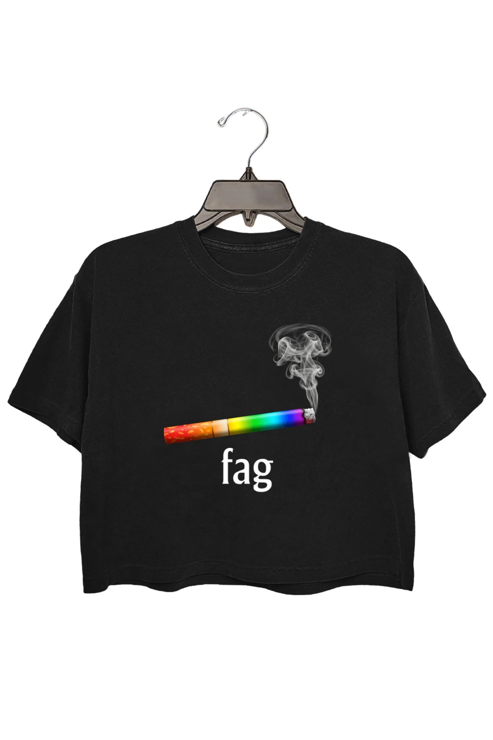 Fag Funny Pride Crop Top