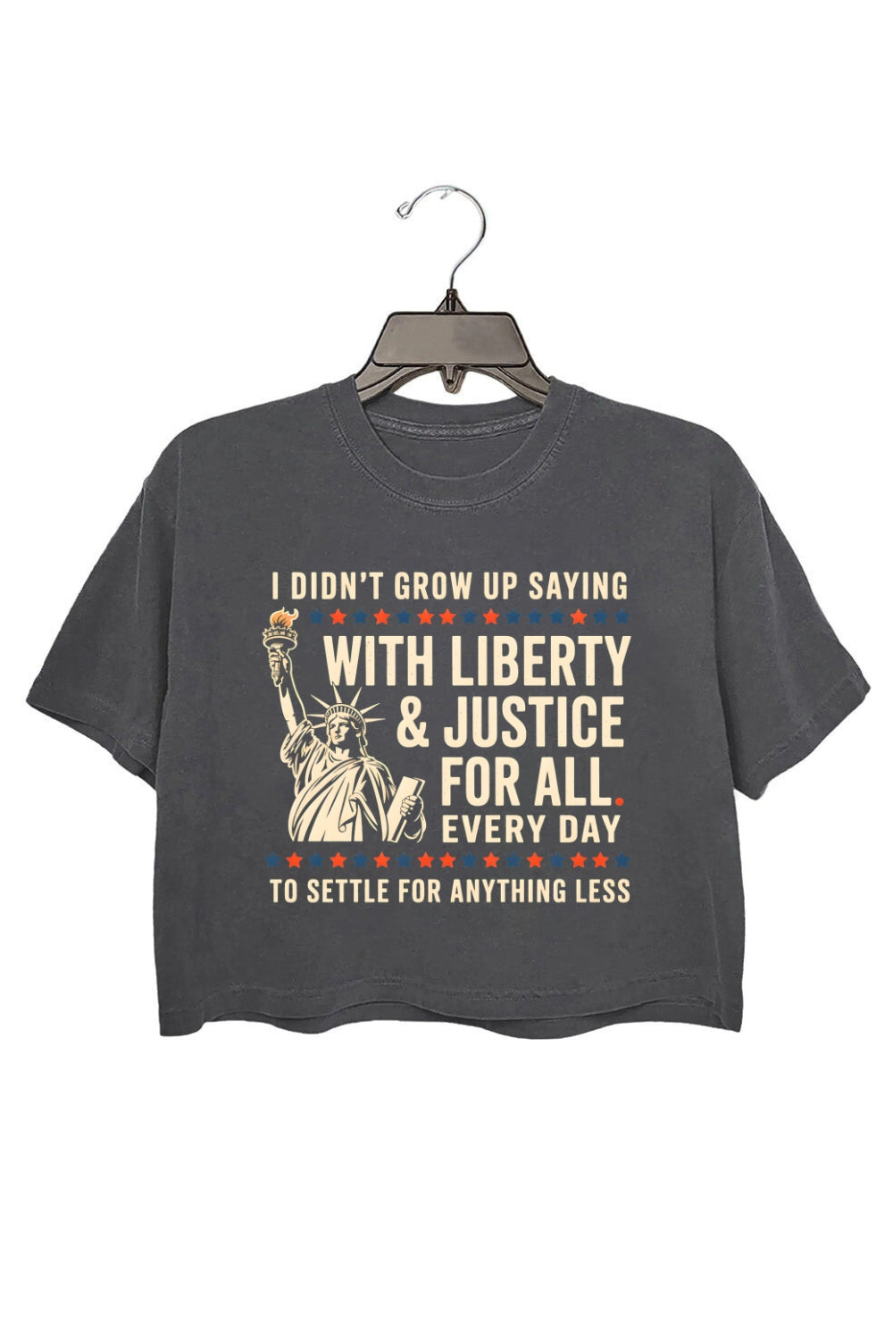 Liberty and Justice For All Human Rights Crop Top For Women