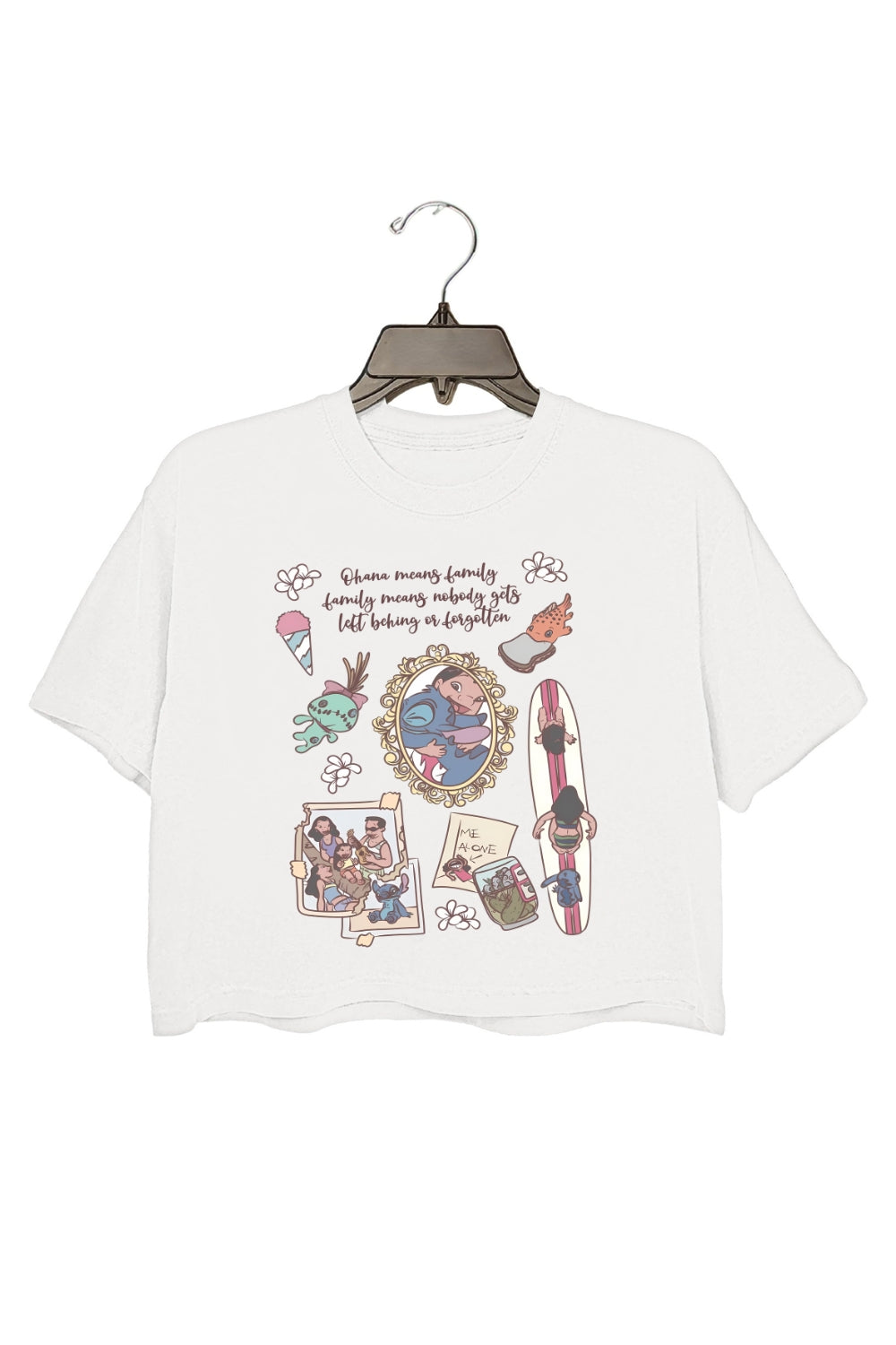 Blue Monster Magical Cartoon Crop Top For Women