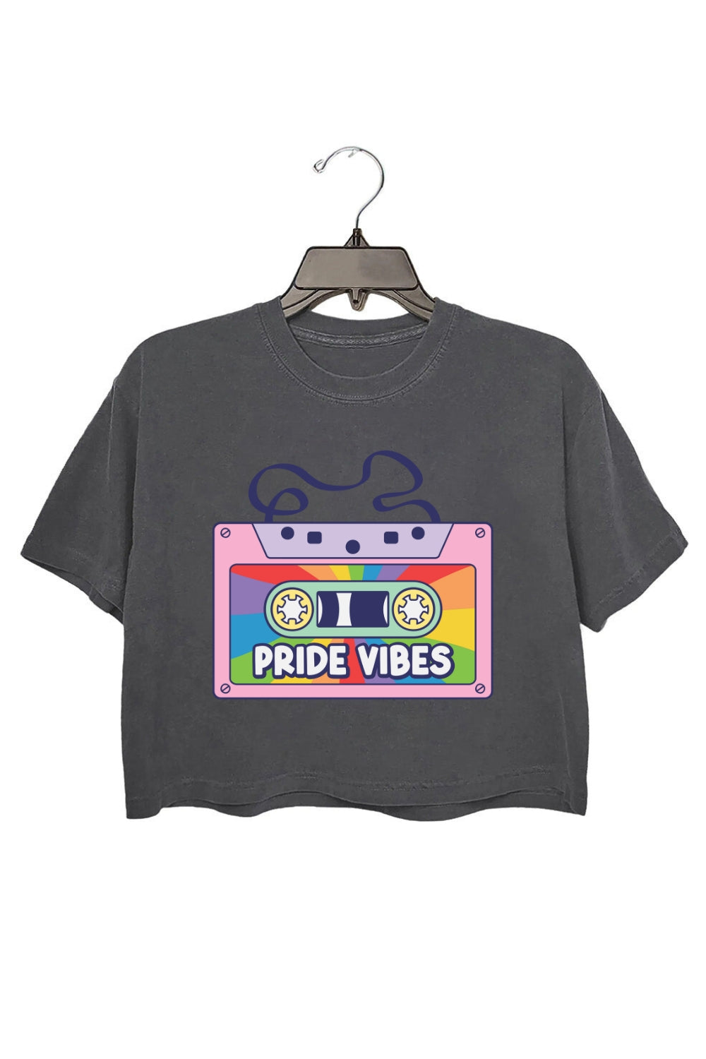 Pride Vibes Cassette Crop Top For Women