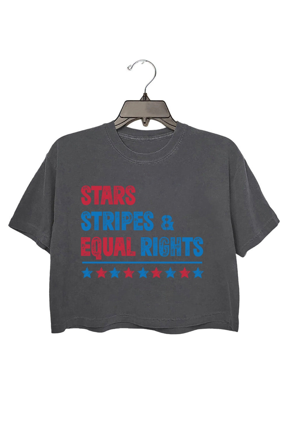 Stars Stripes And Equal Rights Stars Crop Top For Women