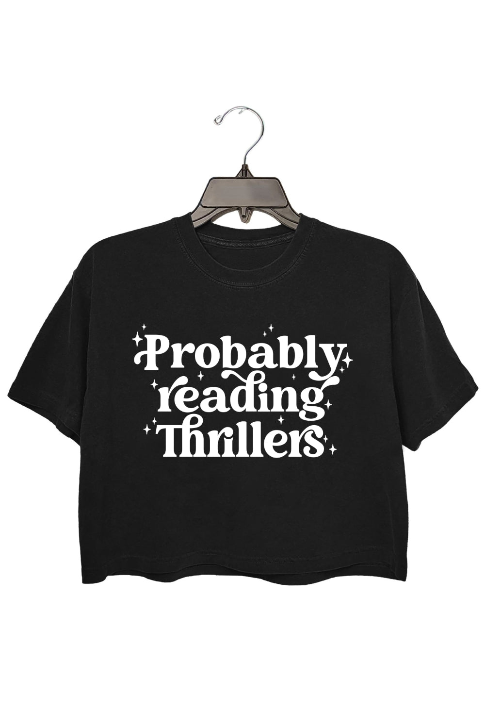 Probably reading Thrillers Book Lover Crop Top For Women