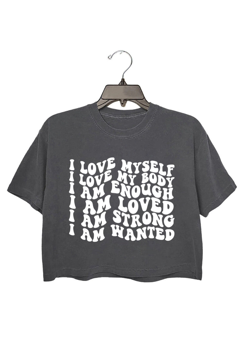Positive Affirmations Self Love Crop Top For Women