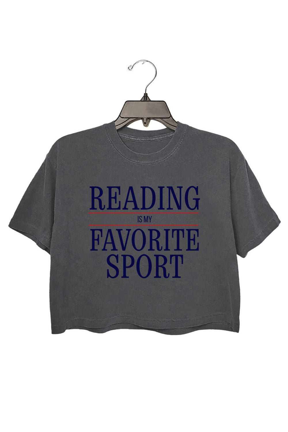 Reading Is My Favorite Sport Bookish Crop Top For Women