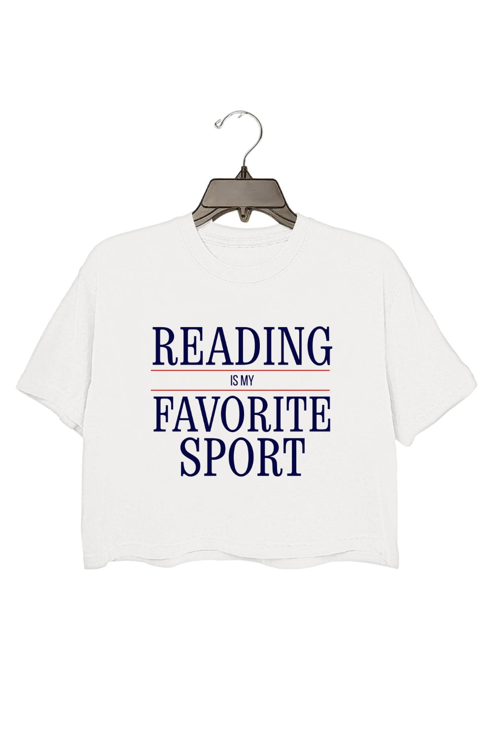 Reading Is My Favorite Sport Bookish Crop Top For Women