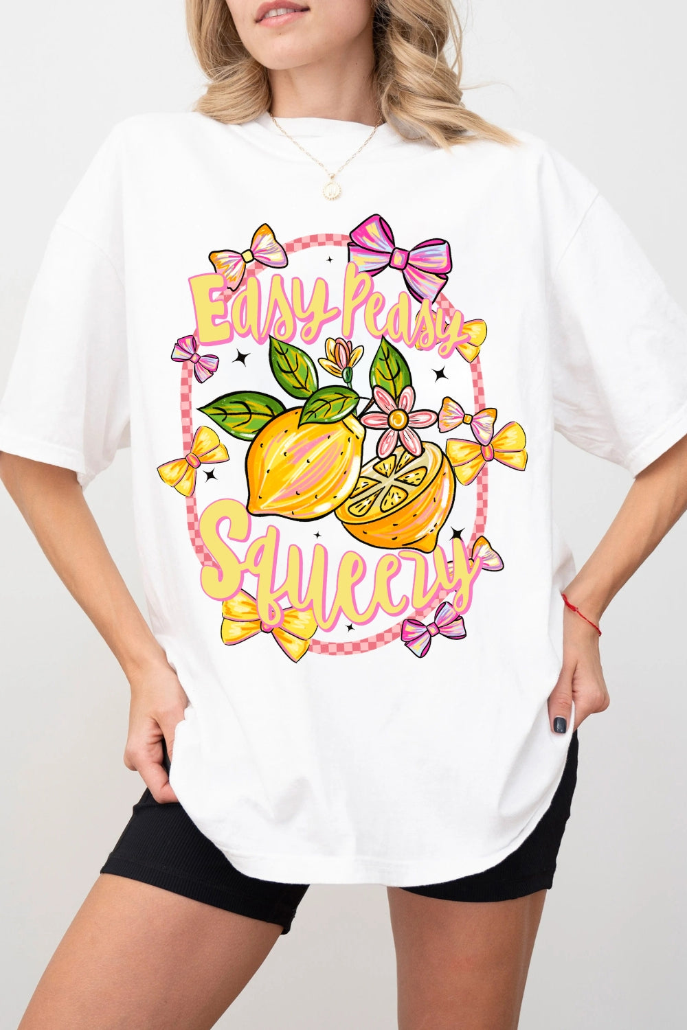 Preppy Lemon Easy Peasy Tee For Women