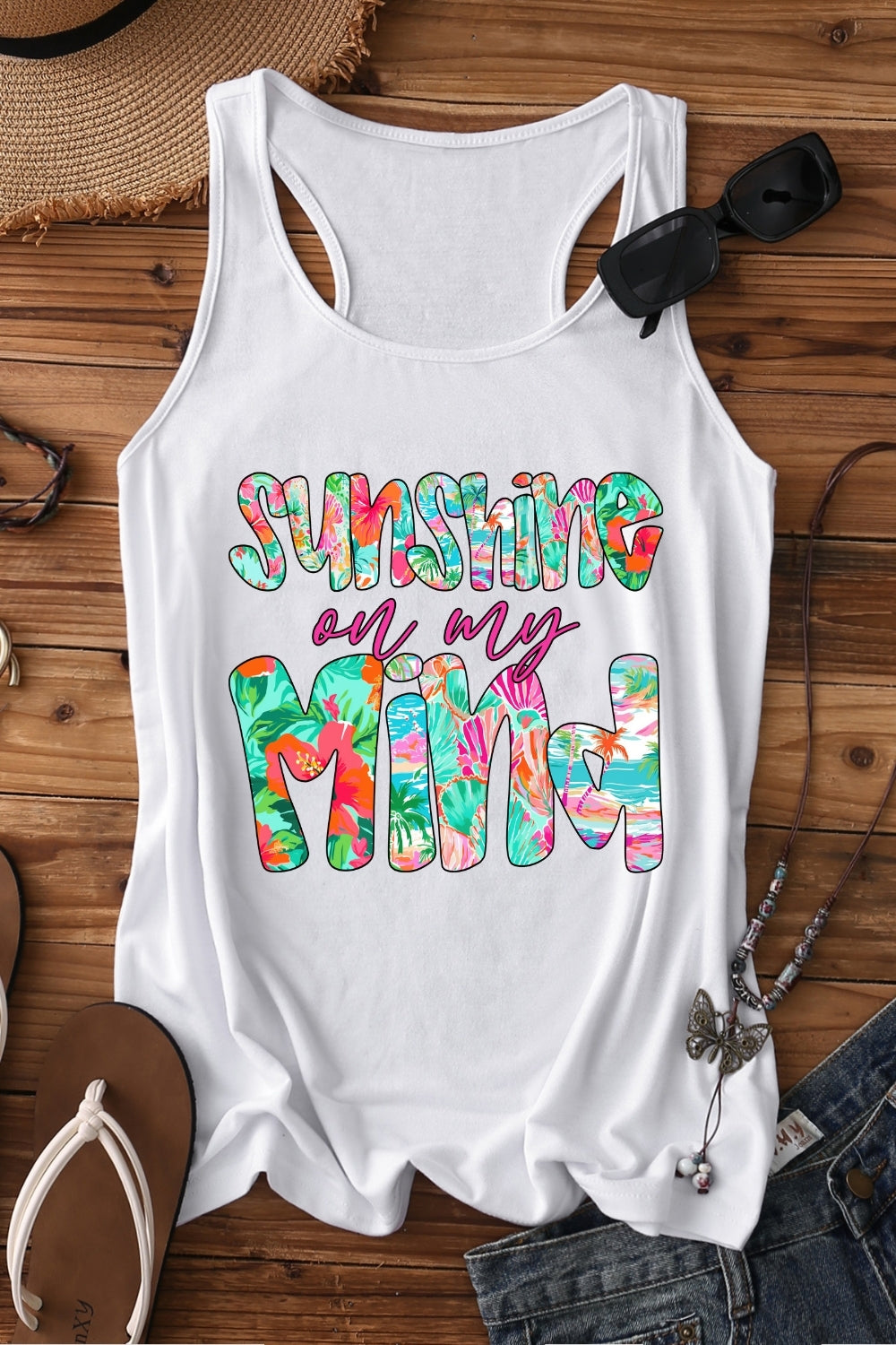 Sunshine On My Mind Tank Top For Women