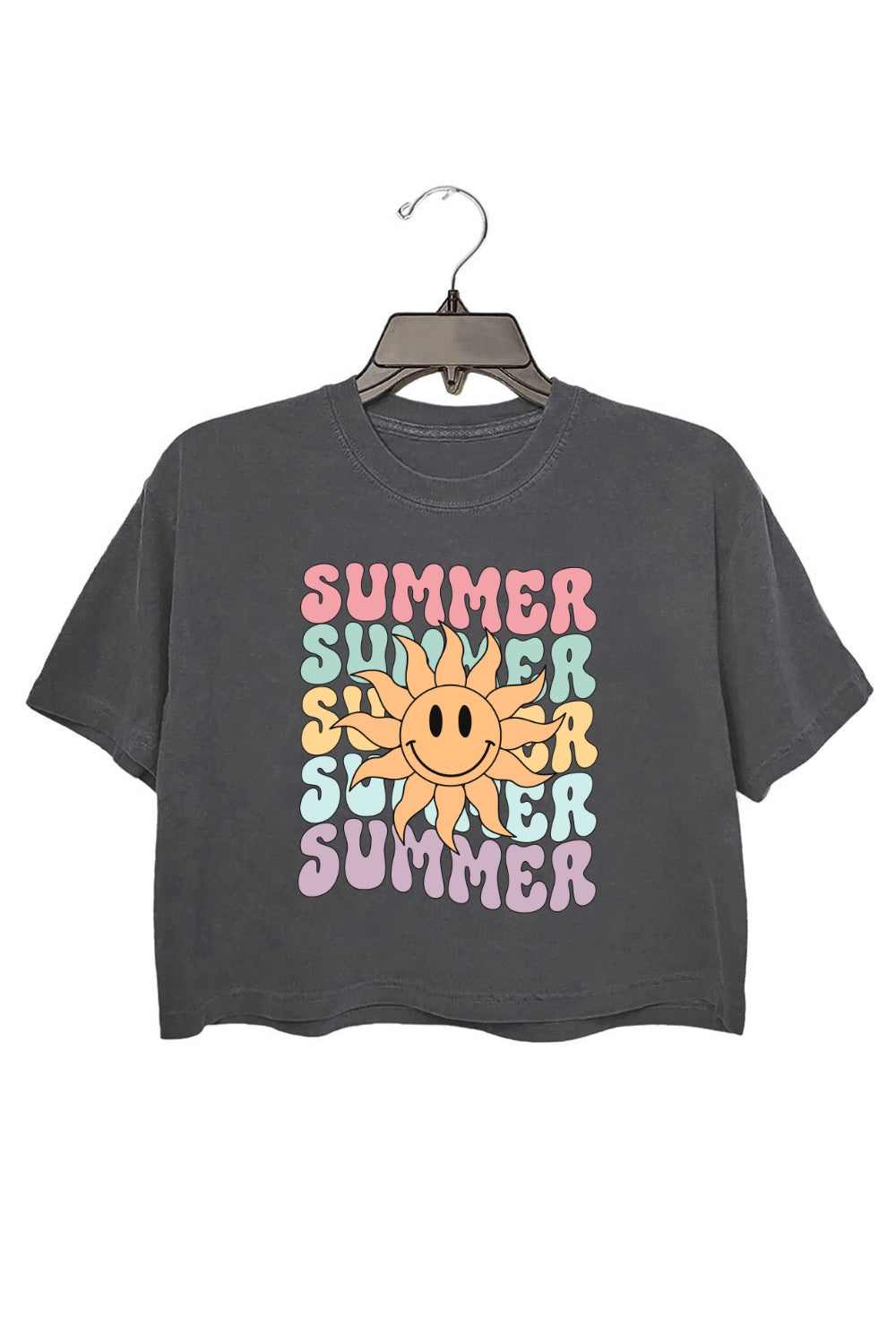 Cute Summer Sun Crop Top For Women