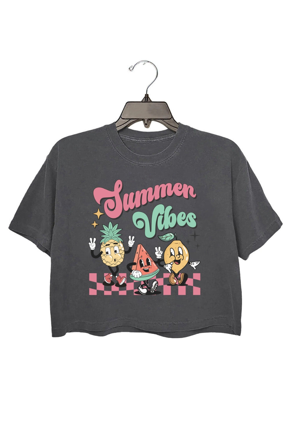 Summer Vibes Fruits Crop Top For Women