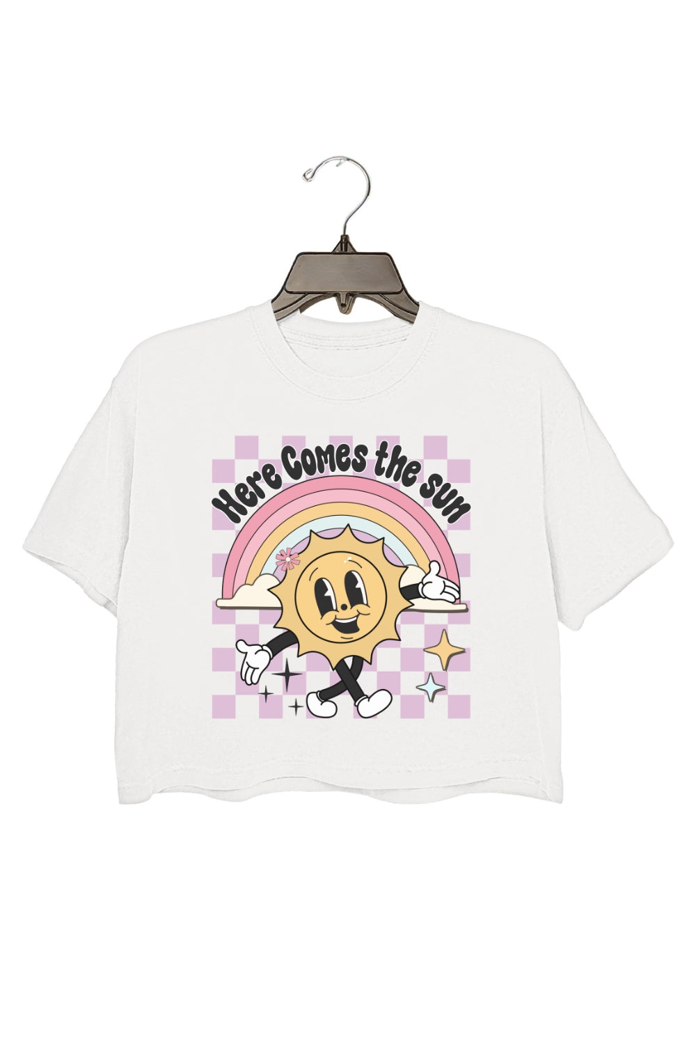 Here Comes The Sun Crop Top For Women