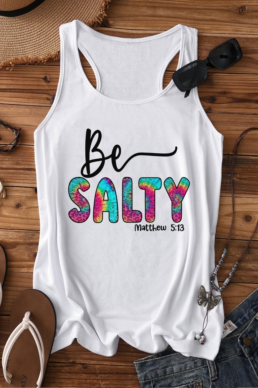 Be Salty Matthew 5:13 Tank Top For Women