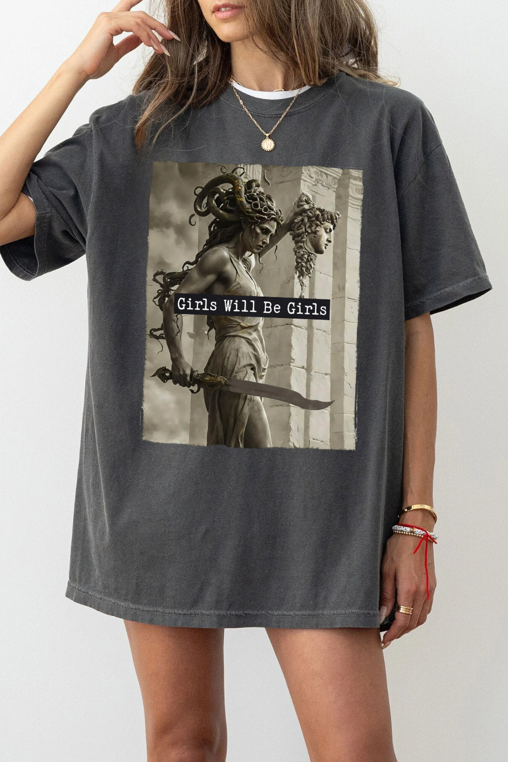 Girls Will Be Girls Medusaa With The Head Tee