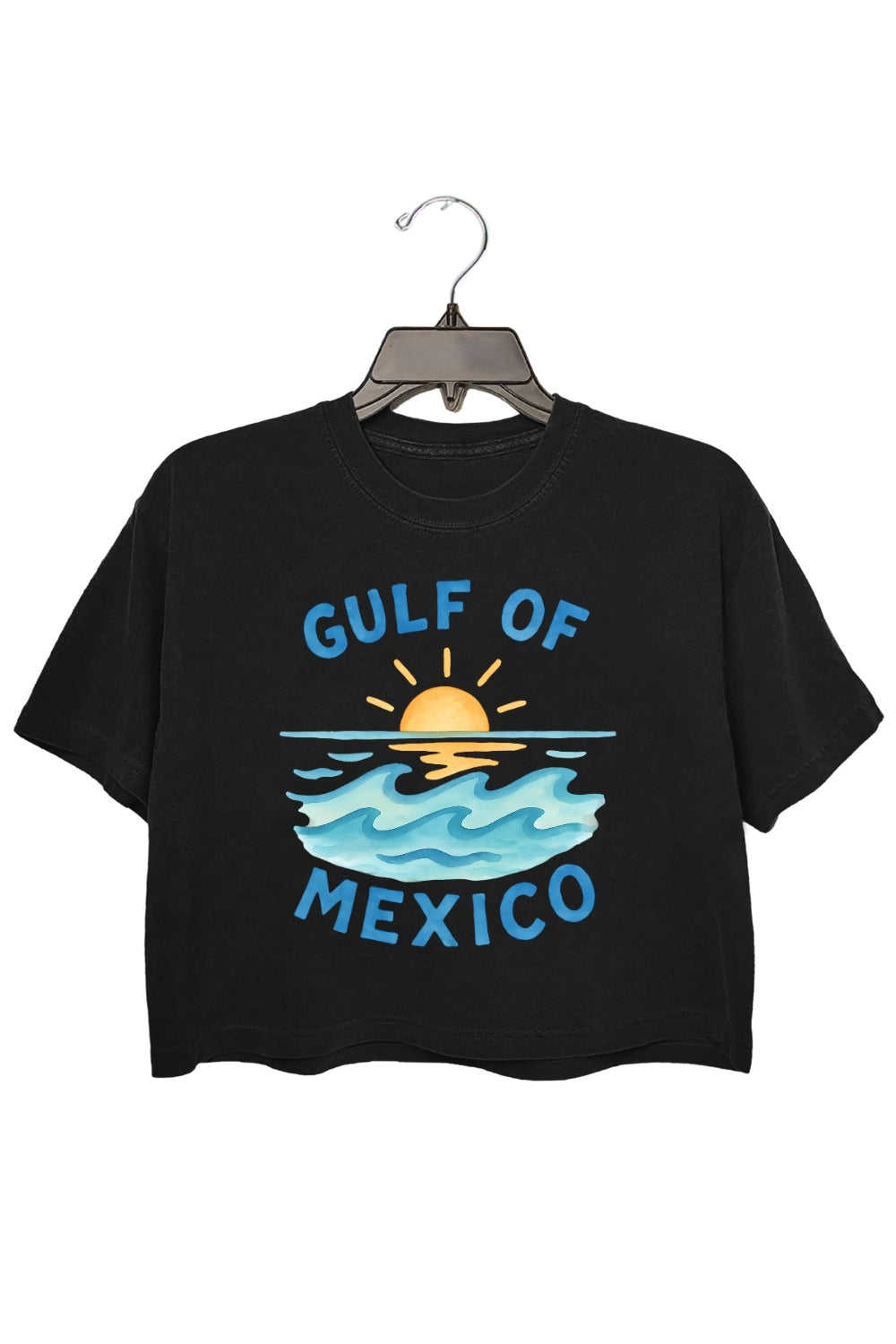 Gulf Of Mexico Sunset Crop Top For Women