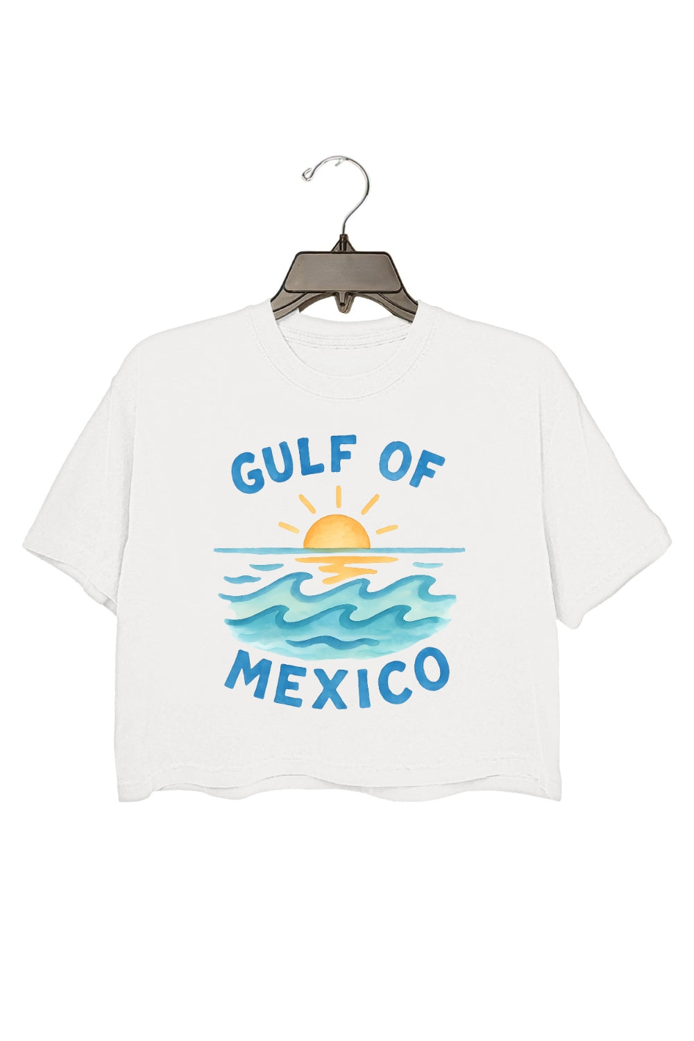 Gulf Of Mexico Sunset Crop Top For Women