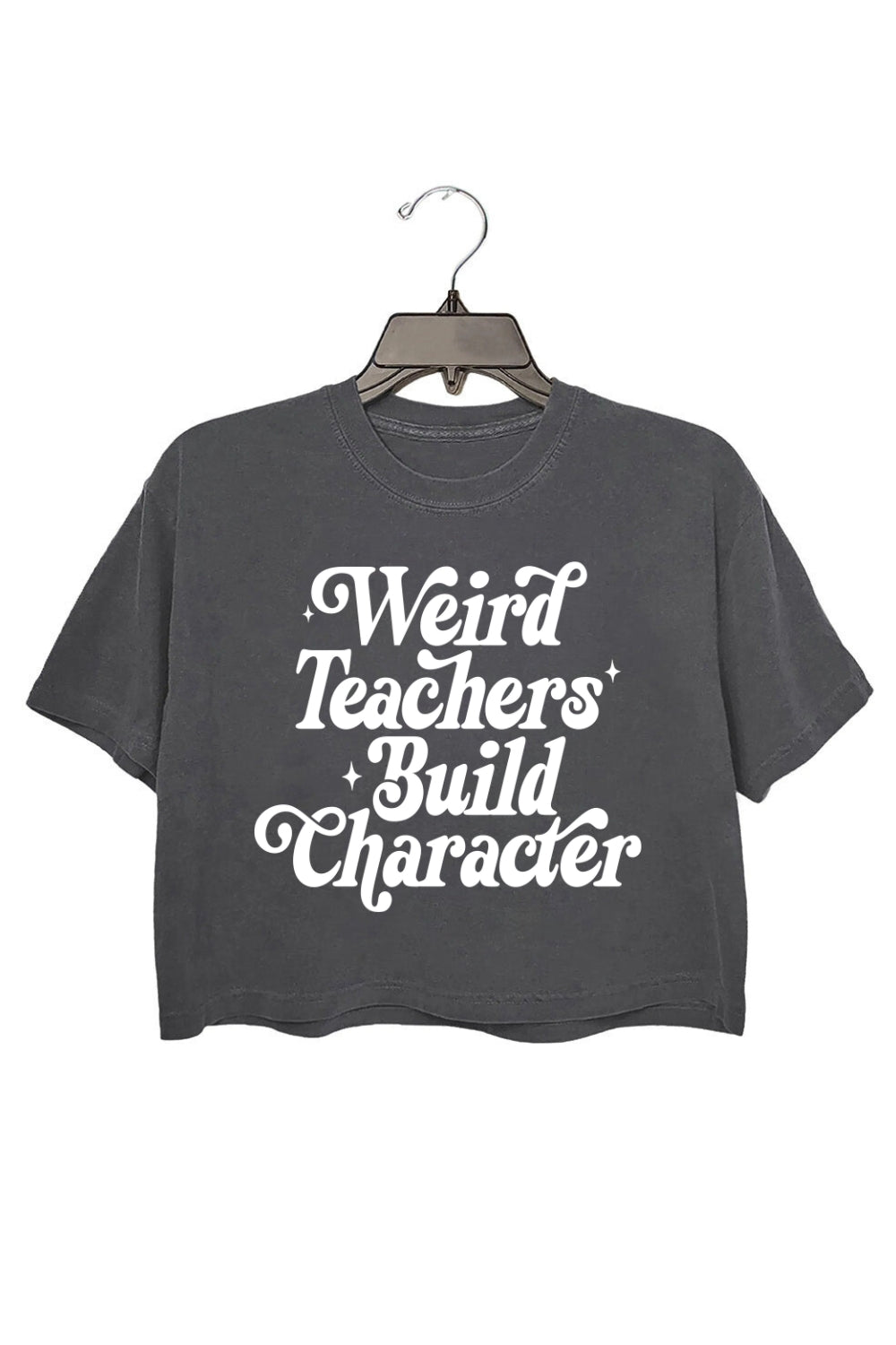 Weird Teachers Build Character Crop Top For Women
