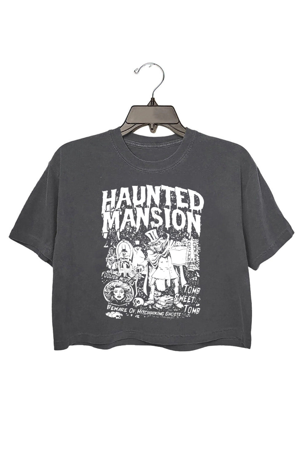 The Haunted Mansion Gothic Family Crop Top For Women